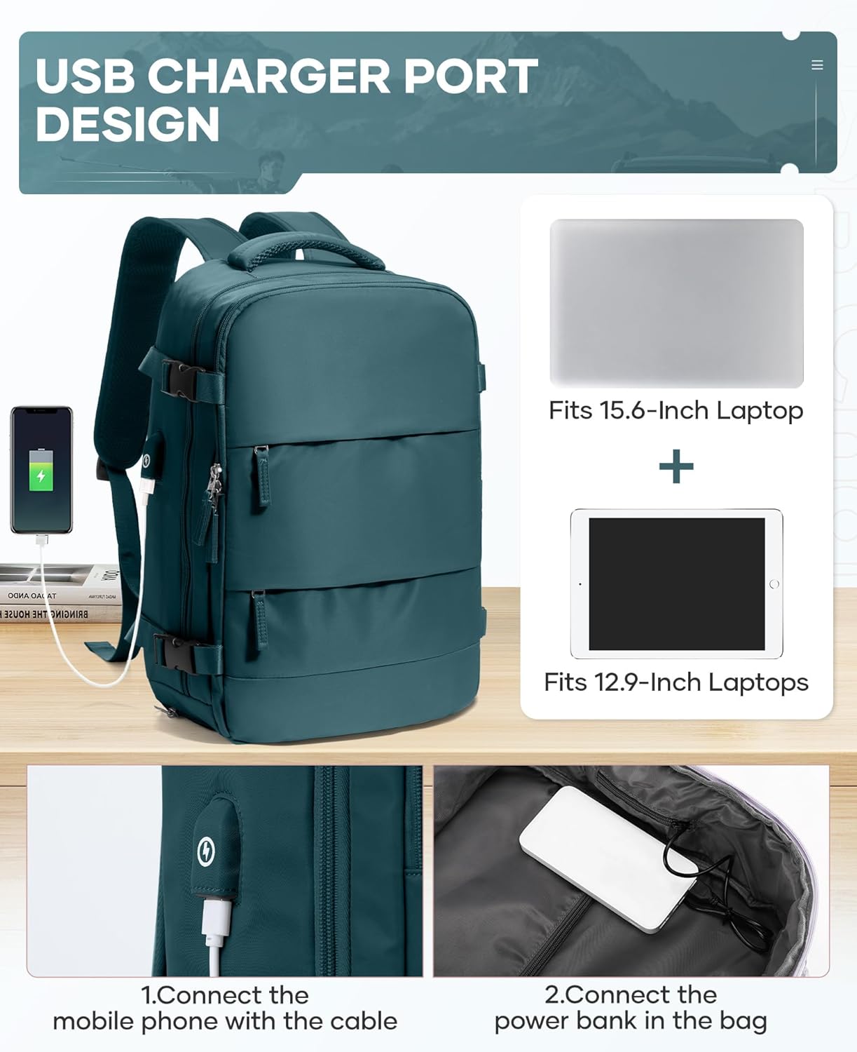 Large Capacity Travel Luggage Bag