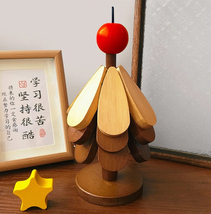 Wooden Tree Coaster Set