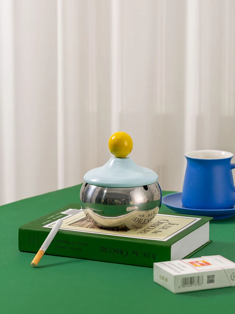 Dome Lidded Ashtray & Storage