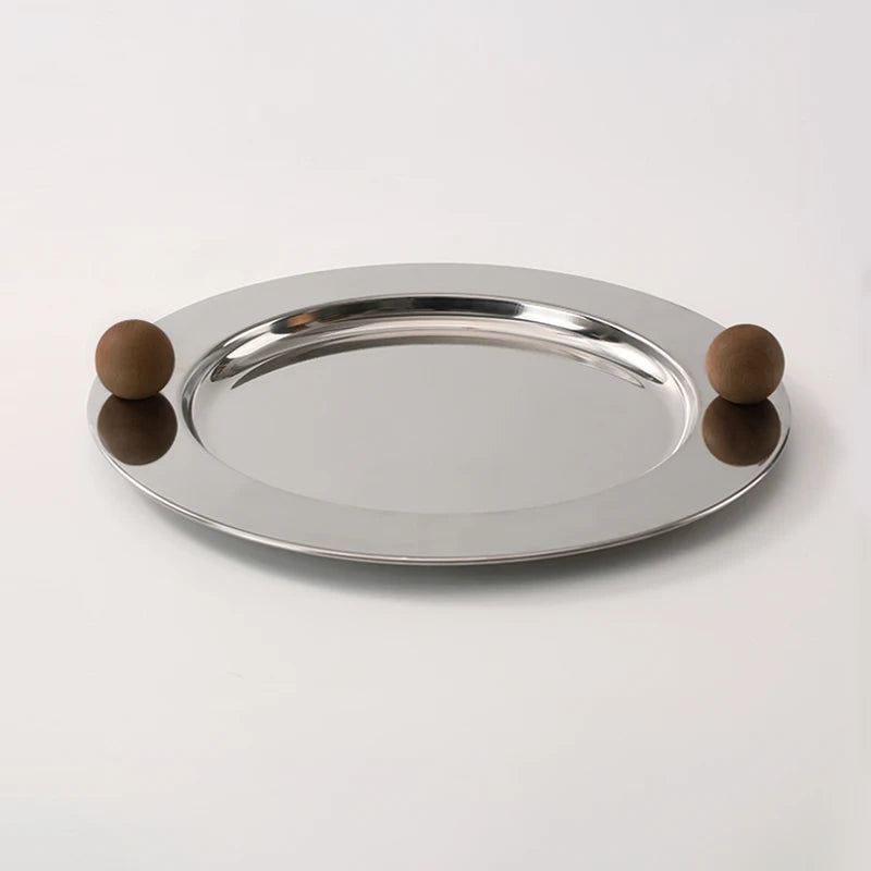 Orb-Handled Serving Plate