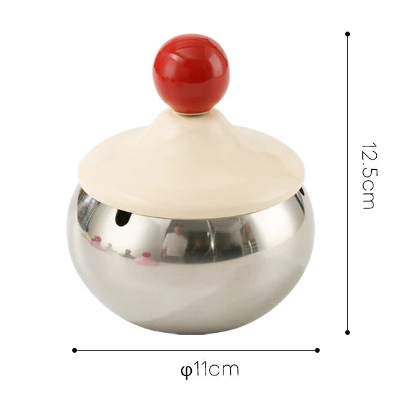 Dome Lidded Ashtray & Storage