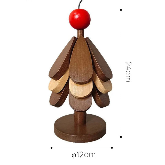 Wooden Tree Coaster Set