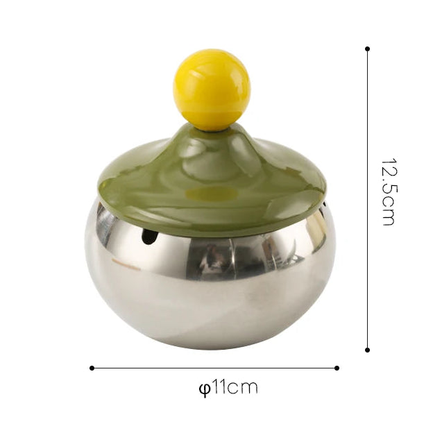 Dome Lidded Ashtray & Storage