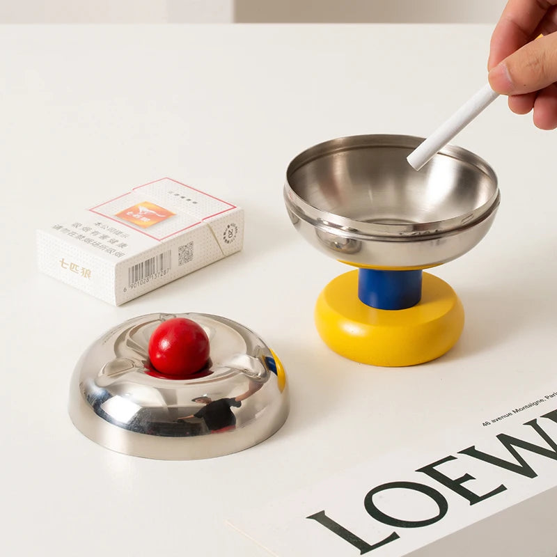 Spin Ashtray & Lidded Holder