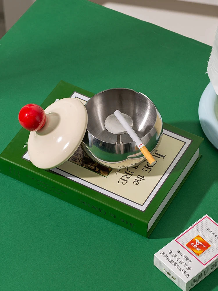 Dome Lidded Ashtray & Storage