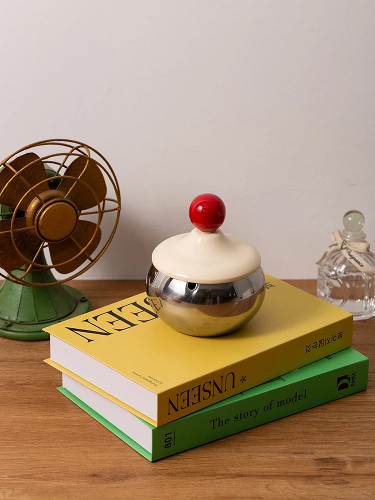 Dome Lidded Ashtray & Storage