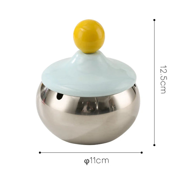 Dome Lidded Ashtray & Storage