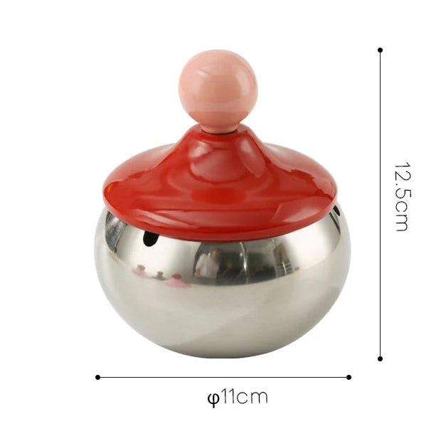 Dome Lidded Ashtray & Storage